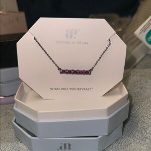 Elegant Pink Stone Necklace